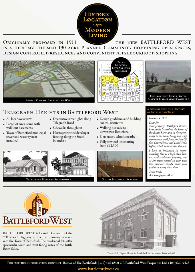 Battleford West Features