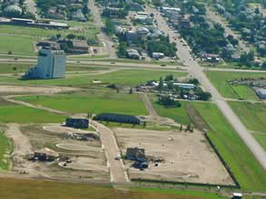 Aerial View Looking East